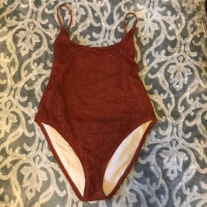 Out From Under Colette Crochet One-Piece Swimsuit